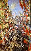 Claude Monet Rue Montorgueil, France oil painting artist